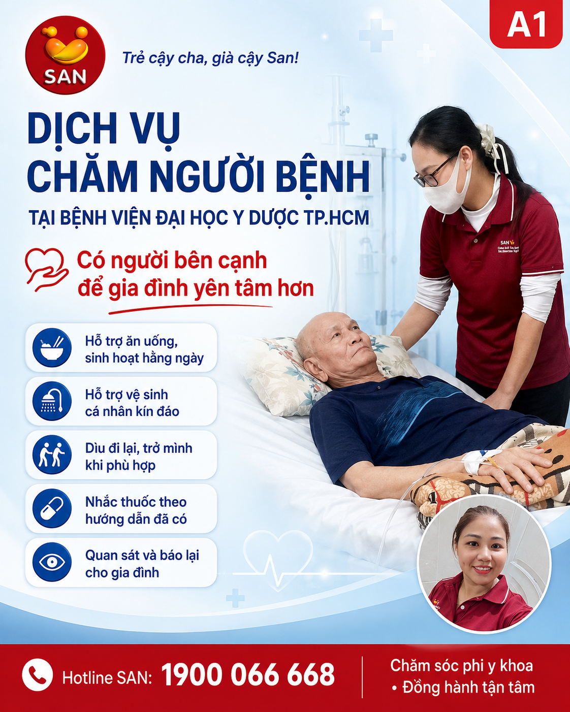 Chăm người bệnh Bệnh viện Y Dược