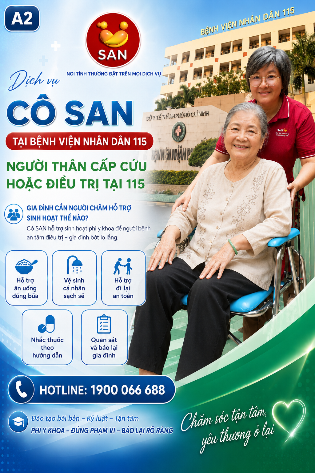 người chăm hỗ trợ sinh hoạt