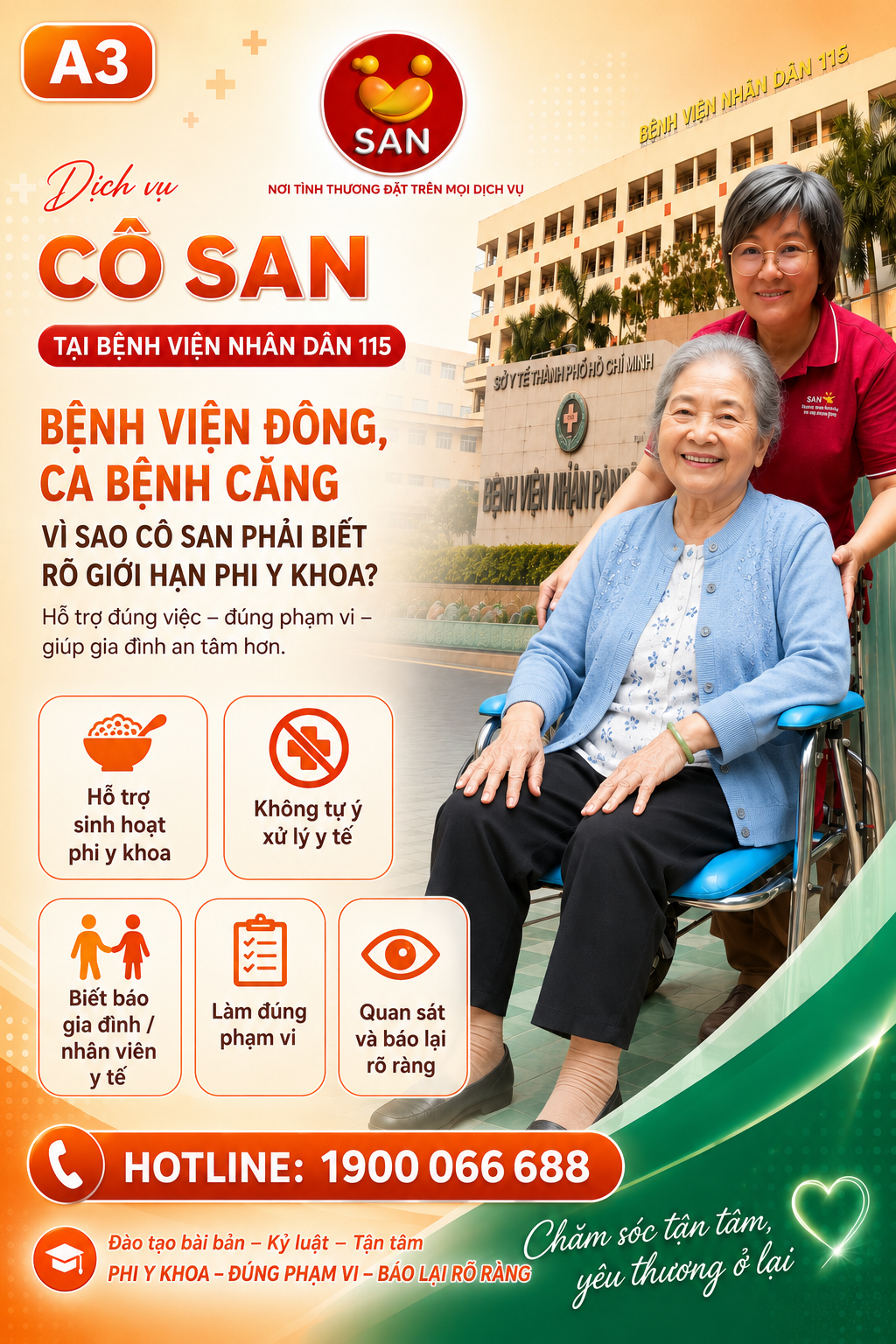 Cô SAN giới hạn phi y khoa