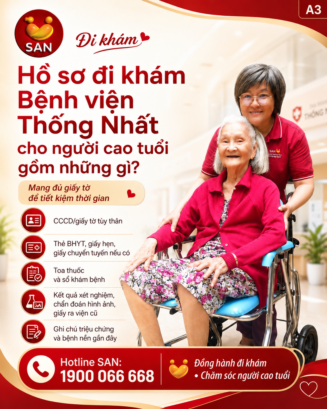 Hồ sơ đi khám Bệnh viện Thống Nhất