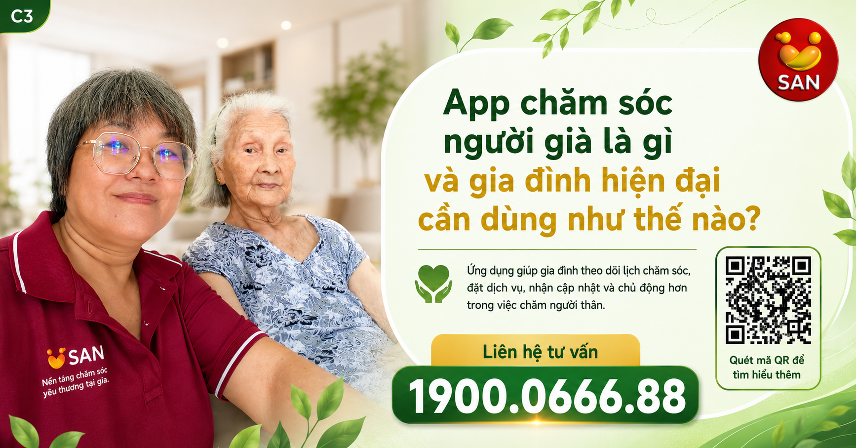 App chăm sóc người già