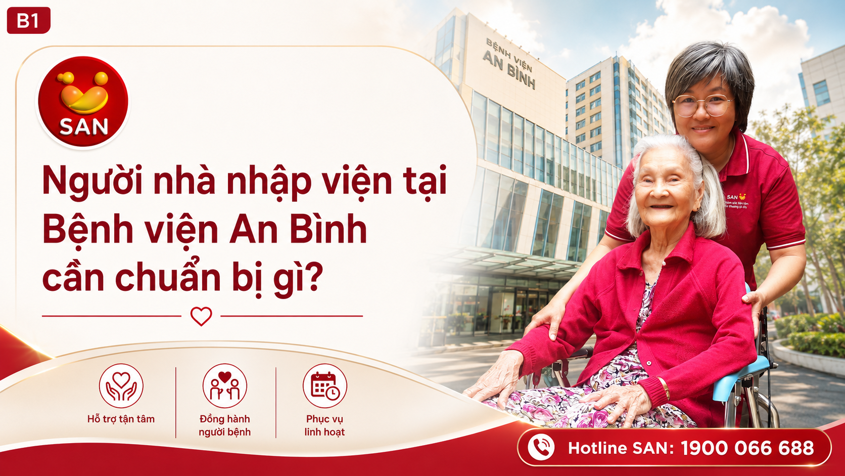 người nhà nhập viện Bệnh viện An Bình
