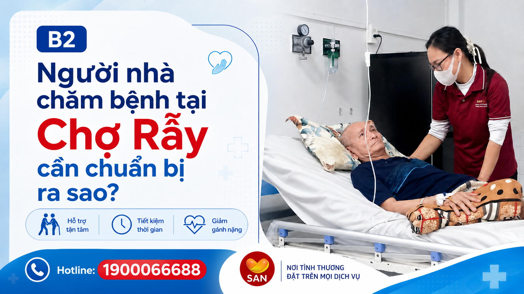 Người nhà chăm bệnh tại Chợ Rẫy