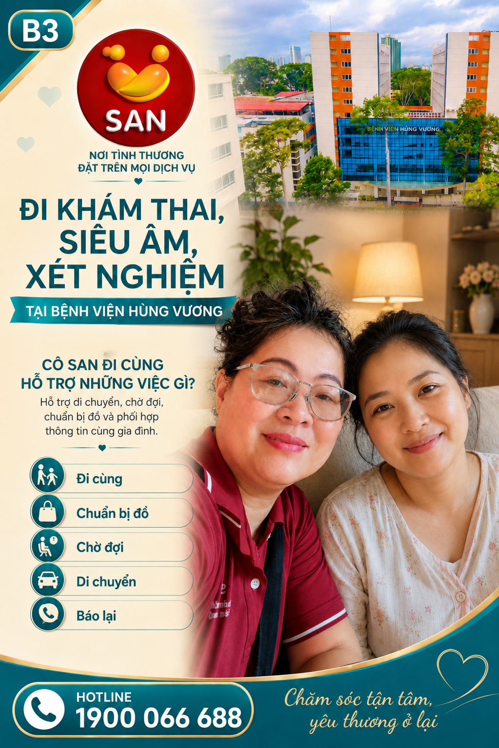 khám thai siêu âm Hùng Vương