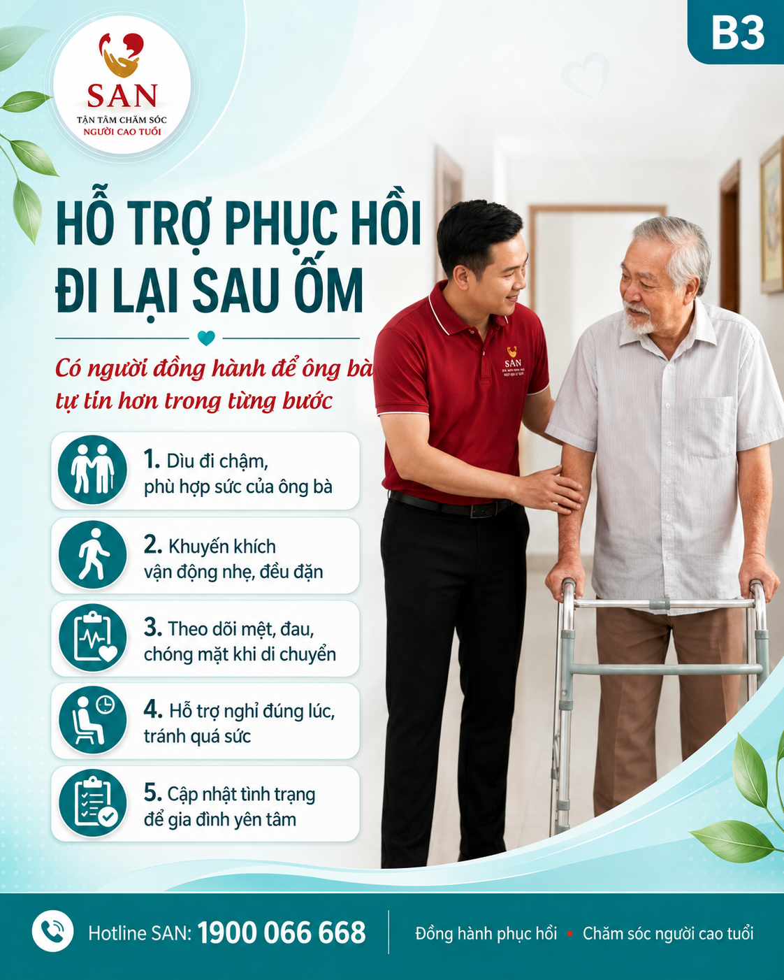 người chăm hỗ trợ tại bệnh viện