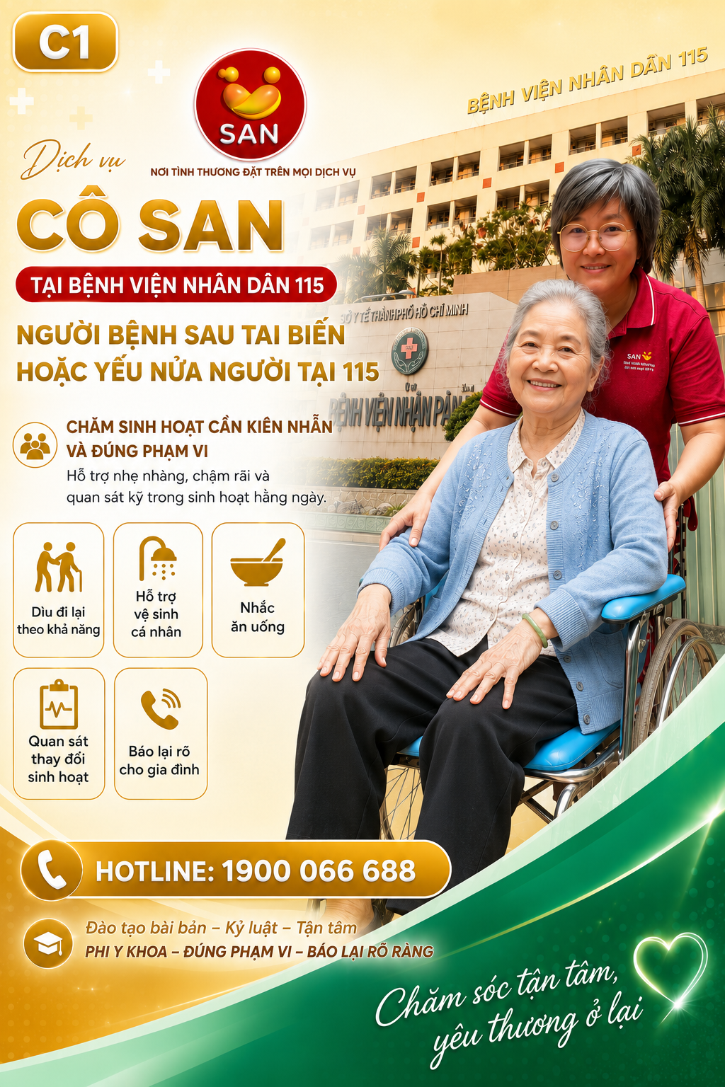 chăm sinh hoạt người bệnh sau tai biến