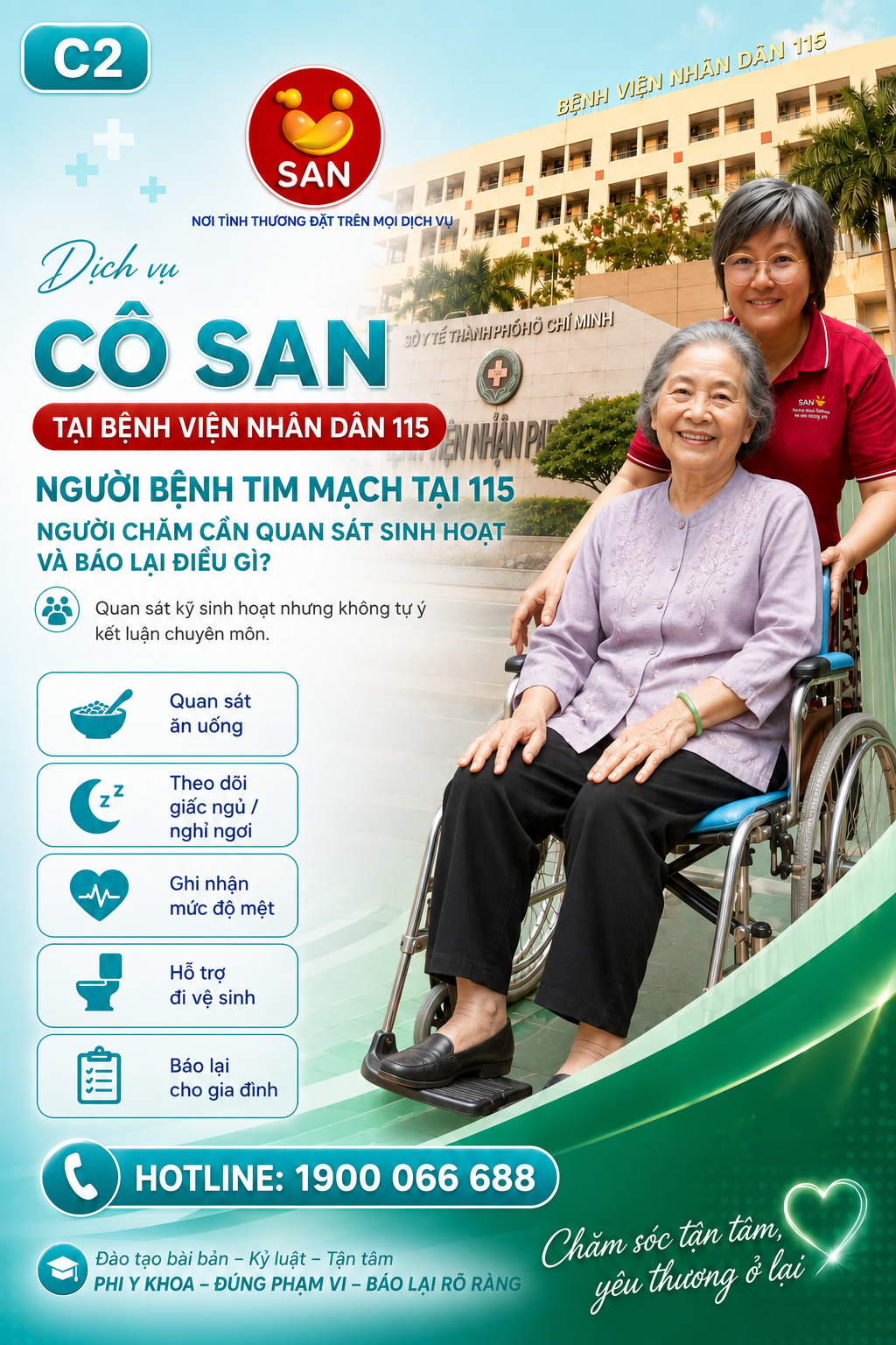 người bệnh tim mạch tại 115
