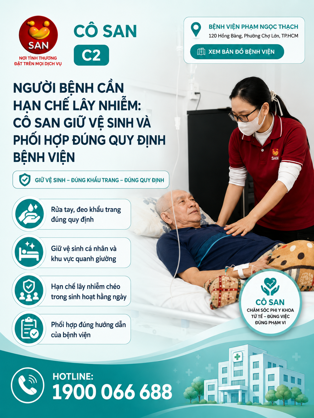 Người bệnh cần hạn chế lây nhiễm
