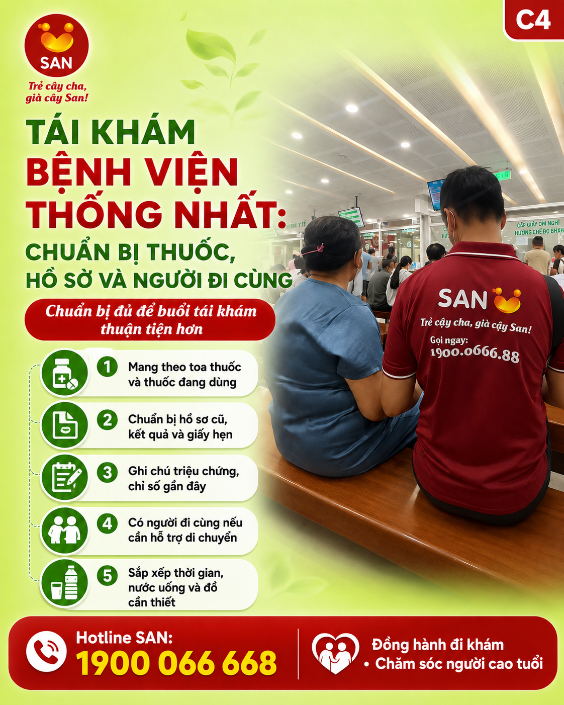 Tái khám Bệnh viện Thống Nhất