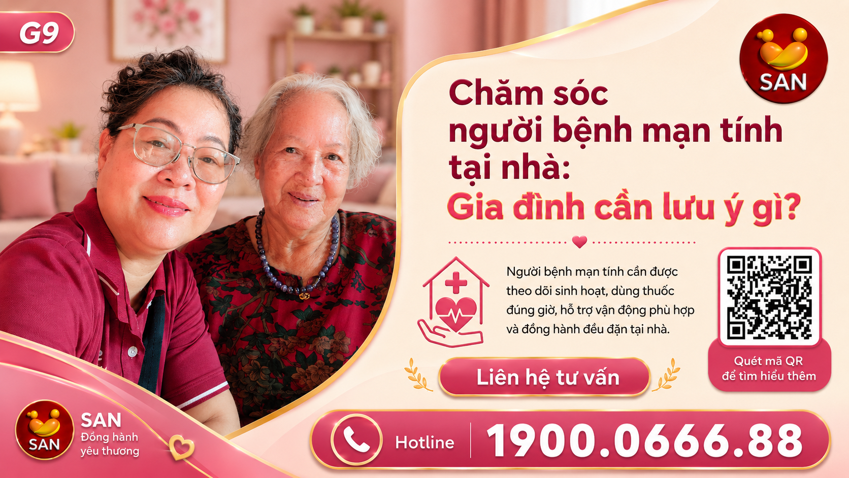 chăm sóc người bệnh mạn tính tại nhà