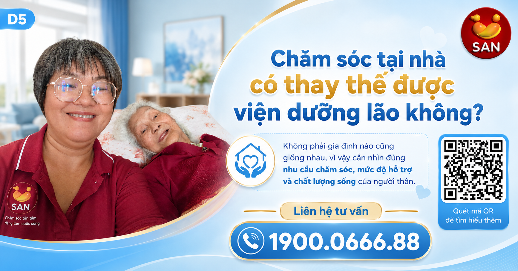 chăm sóc tại nhà viện dưỡng lão