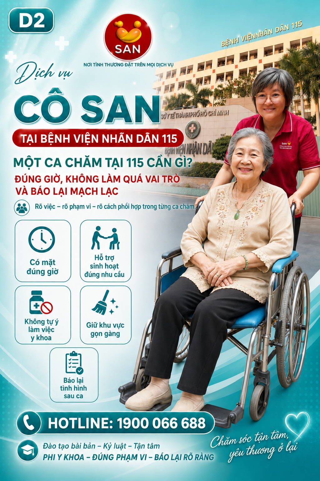 Một ca chăm tại 115