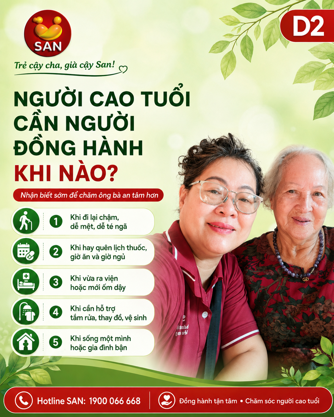 Cần người hỗ trợ người bệnh