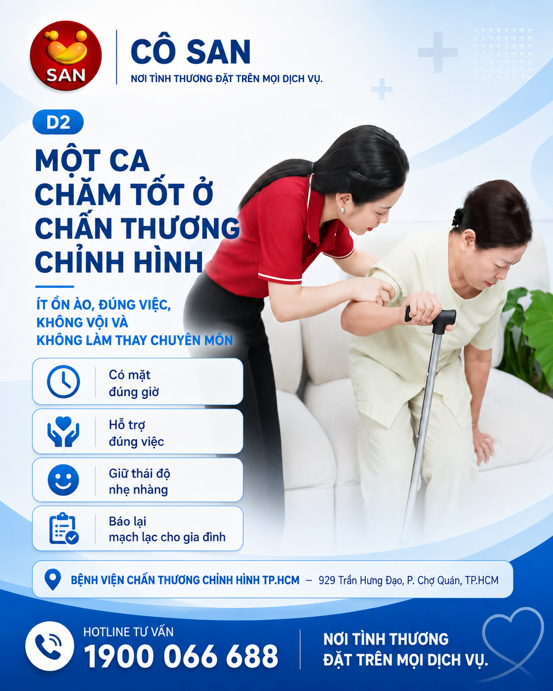 Chăm tốt ở Chấn thương Chỉnh hình