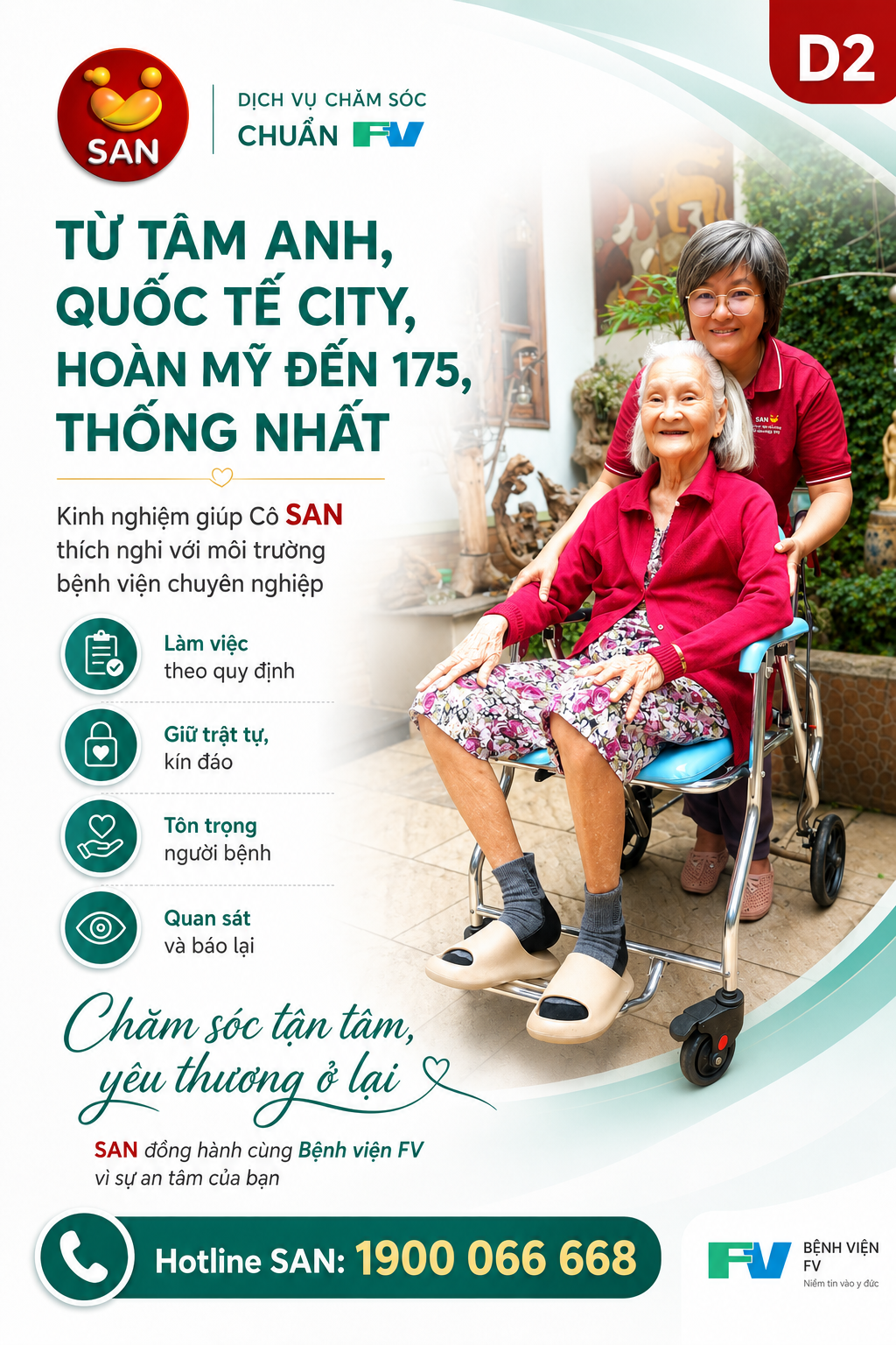 kinh nghiệm Cô SAN bệnh viện chuyên nghiệp