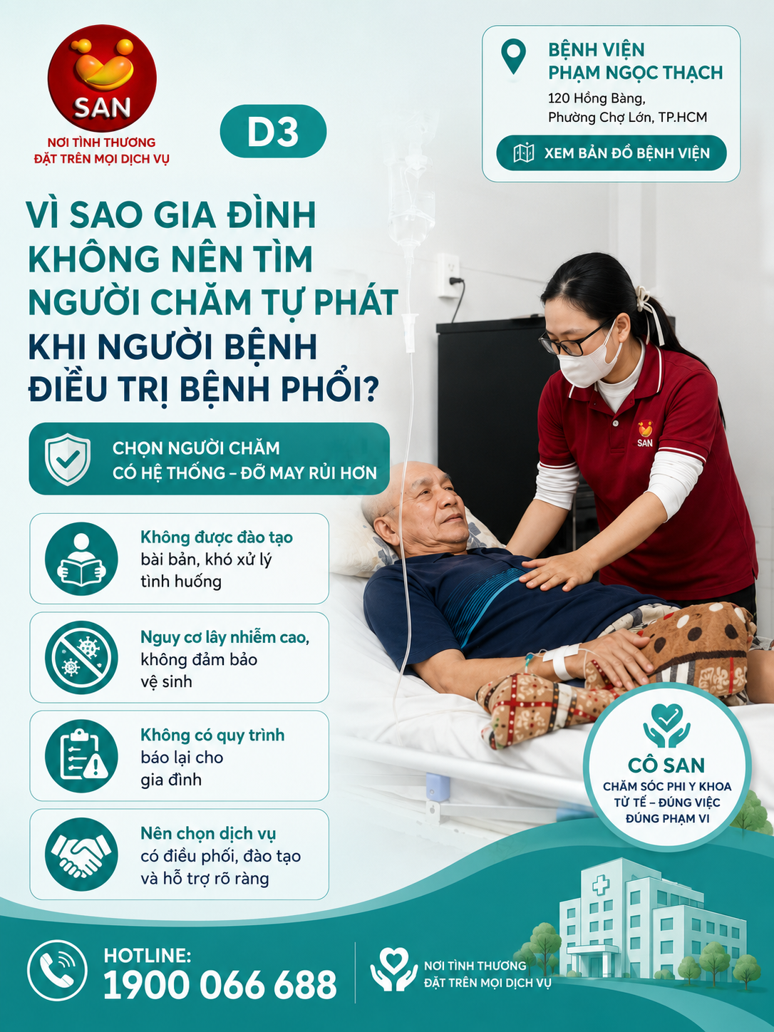 tìm người chăm tự phát bệnh phổi
