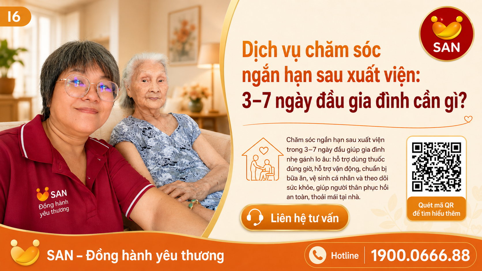 Dịch vụ chăm sóc ngắn hạn sau xuất viện