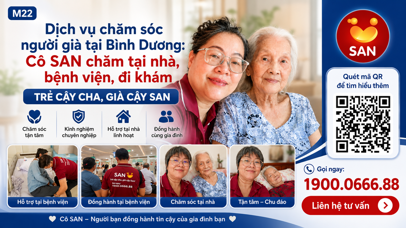 Dịch vụ chăm sóc người già tại Bình Dương