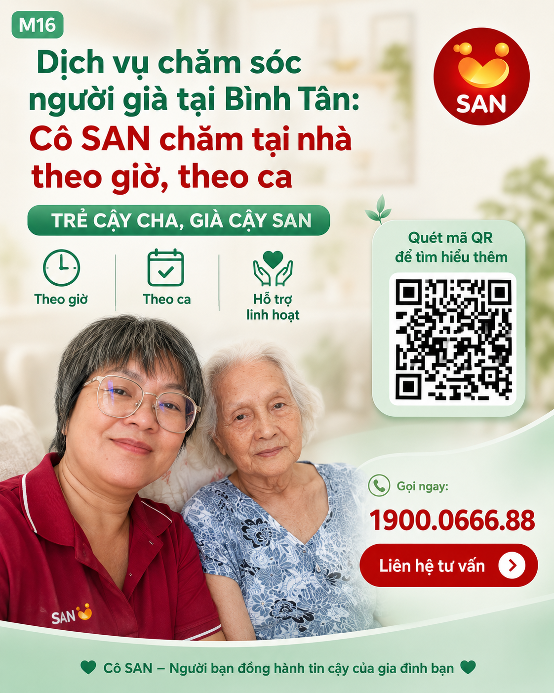 Dịch vụ chăm sóc người già tại Bình Tân