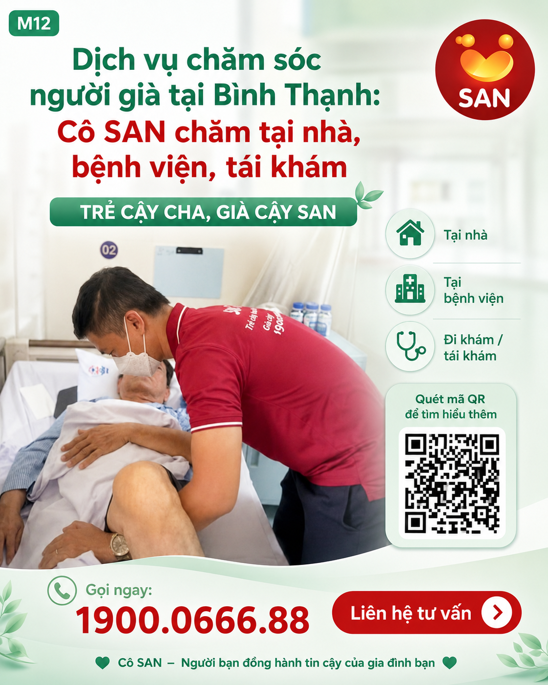 chăm sóc người già tại Bình Thạnh