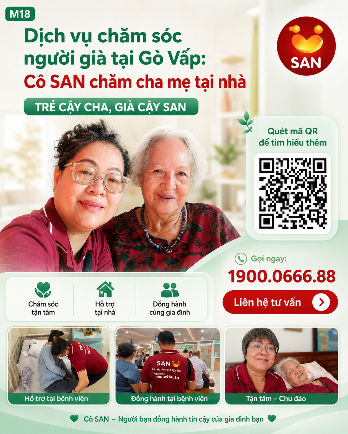 Dịch vụ chăm sóc người già tại Gò Vấp