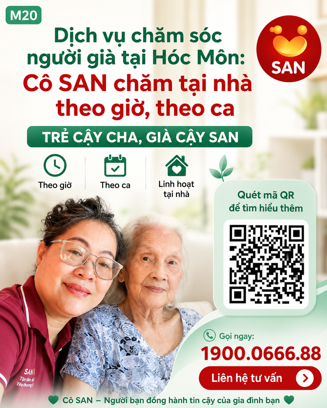 Dịch vụ chăm sóc người già tại Hóc Môn