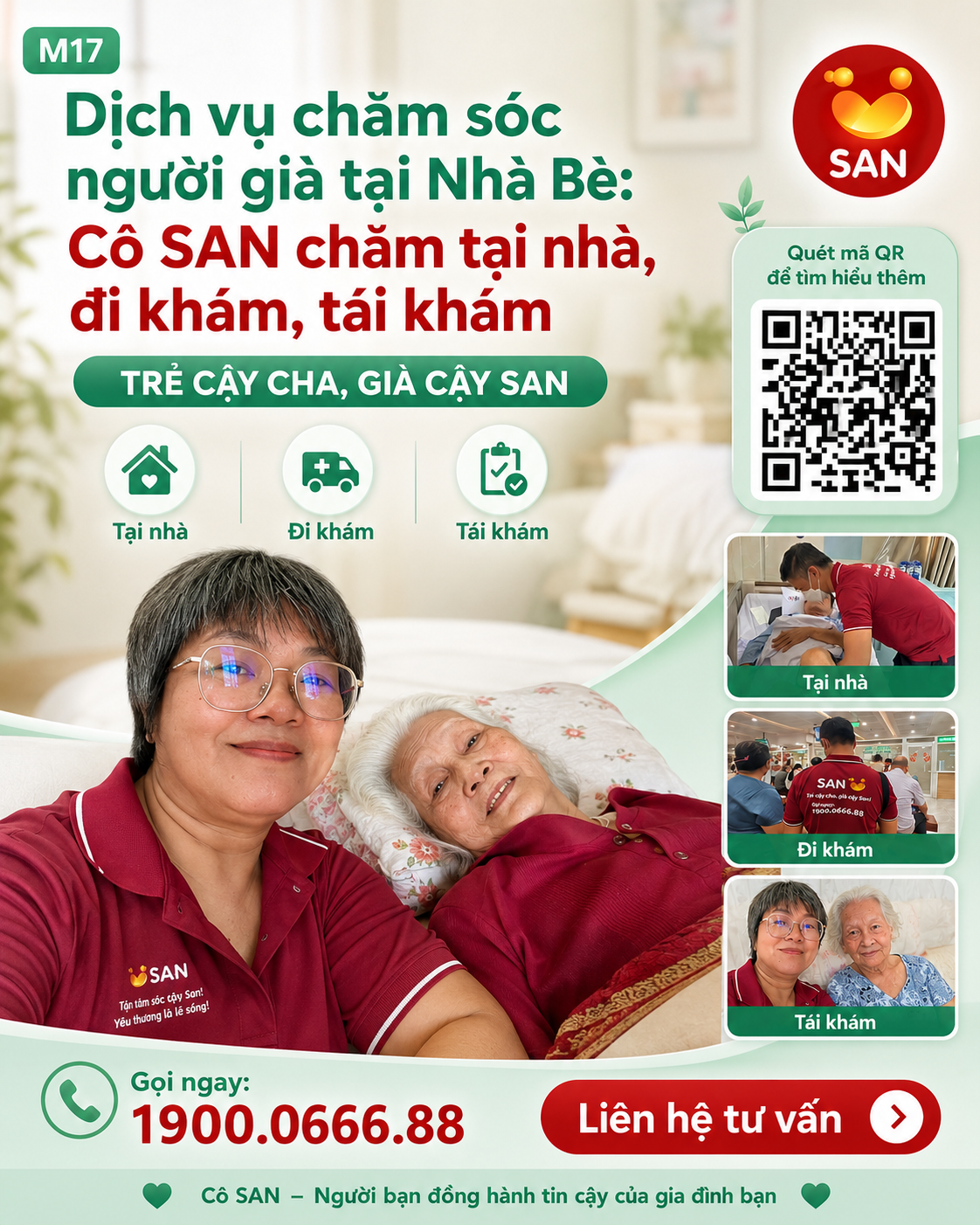 Dịch vụ chăm sóc người già tại Nhà Bè
