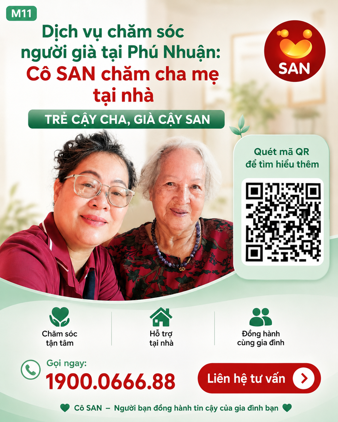 Dịch vụ chăm sóc người già tại Phú Nhuận