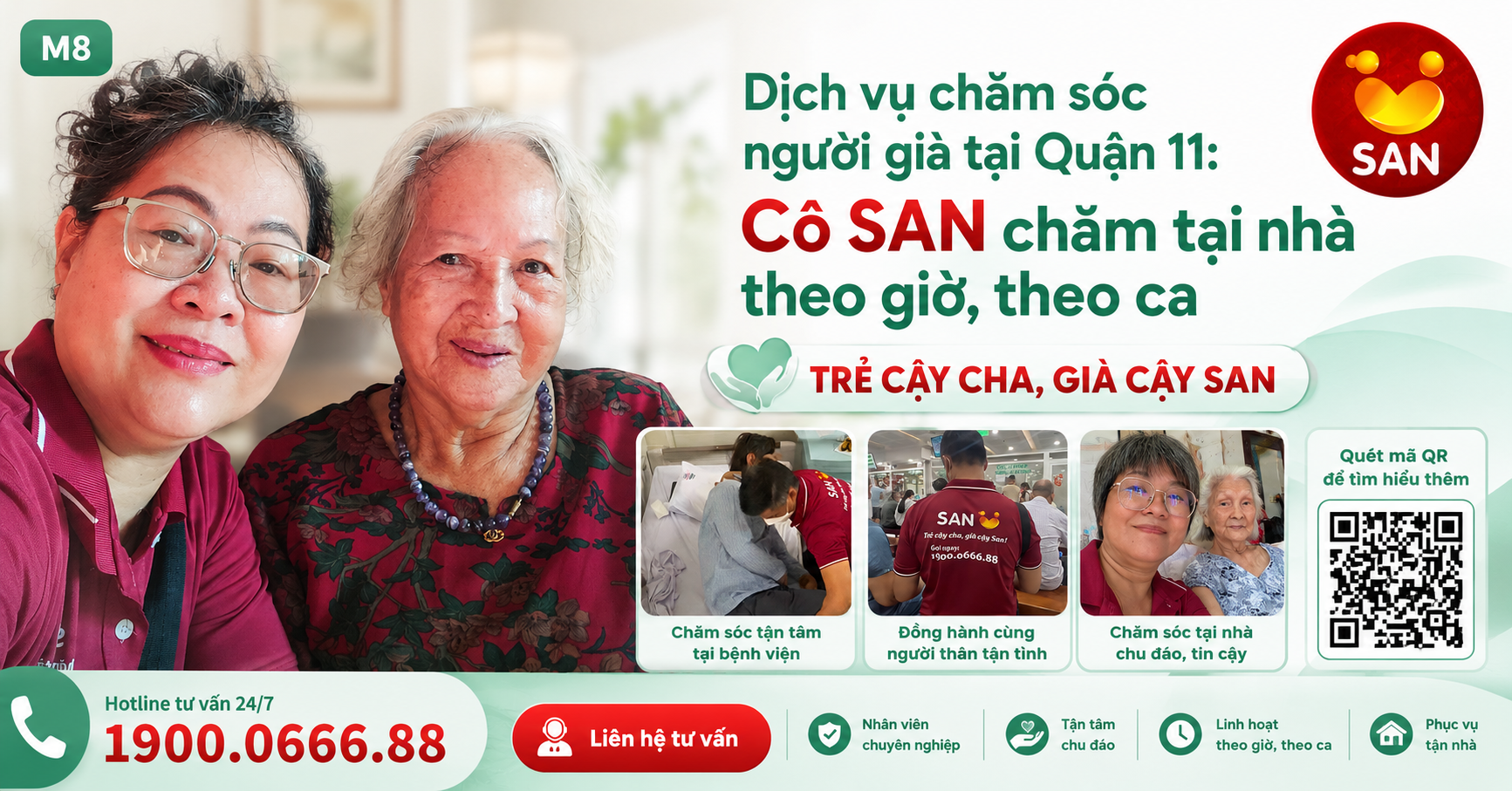 Dịch vụ chăm sóc người già tại Quận 11