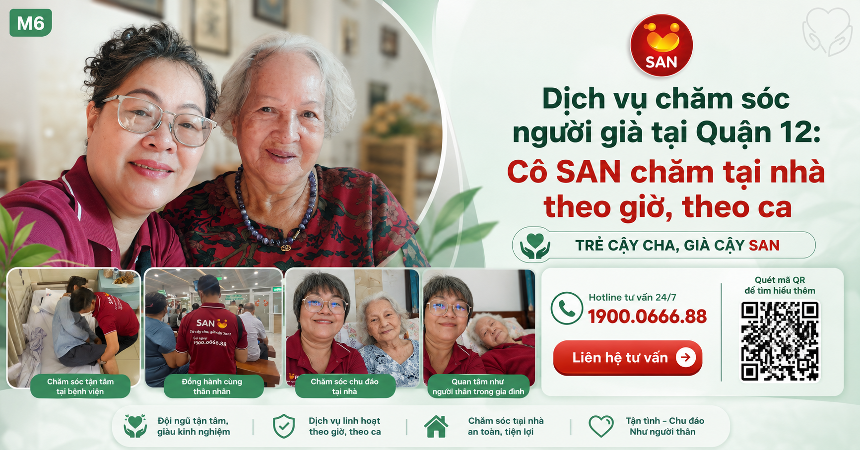 Dịch vụ chăm sóc người già tại Quận 12