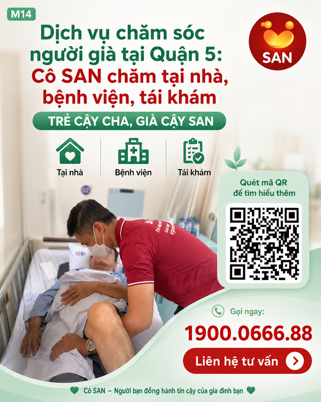 Dịch vụ chăm sóc người già tại Quận 5