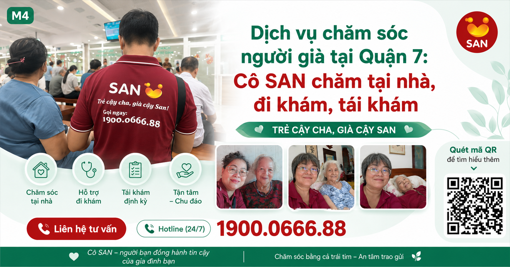 Dịch vụ chăm sóc người già tại Quận 7