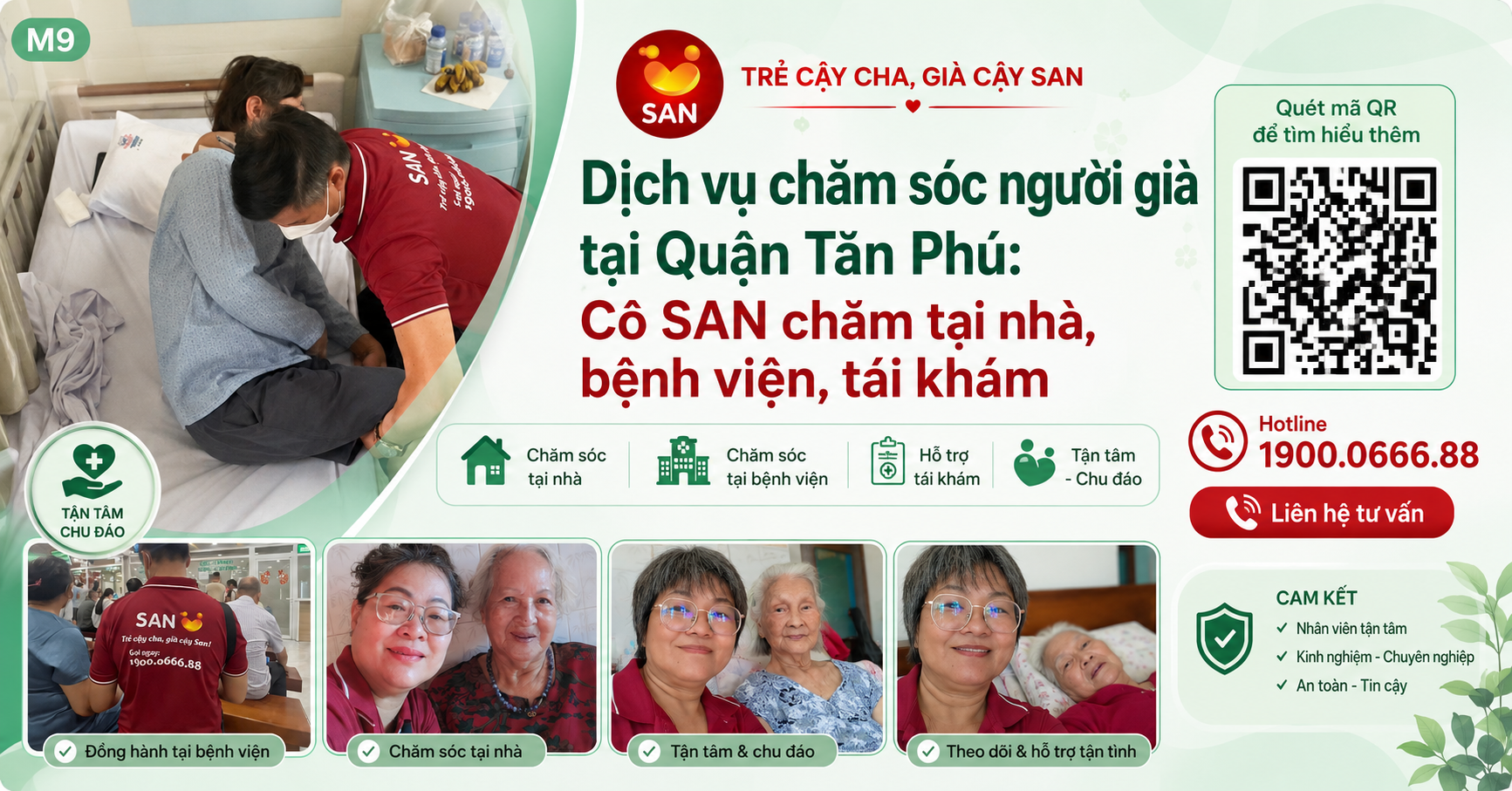 Dịch vụ chăm sóc người già tại Quận Tân Phú