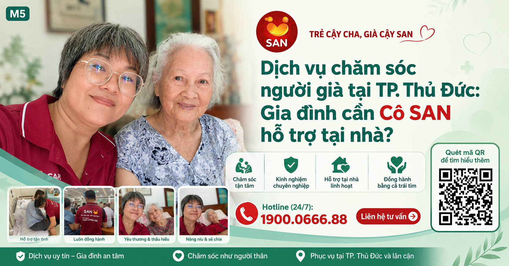 Dịch vụ chăm sóc người già tại TP. Thủ Đức