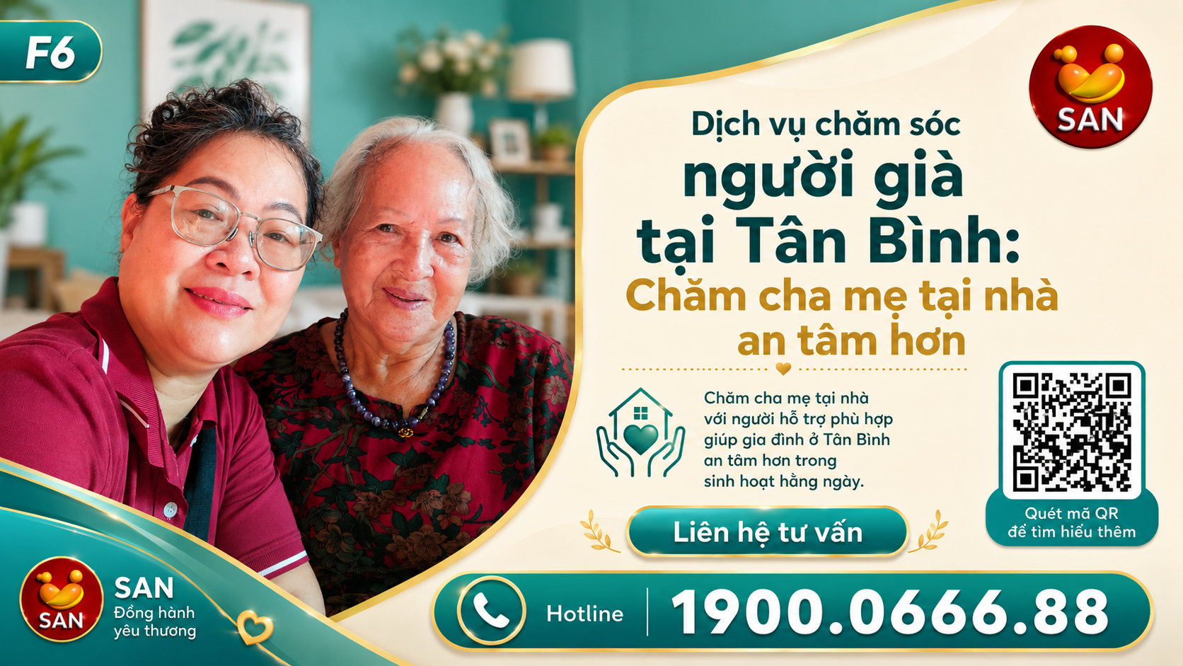 Dịch vụ chăm sóc người già tại Tân Bình