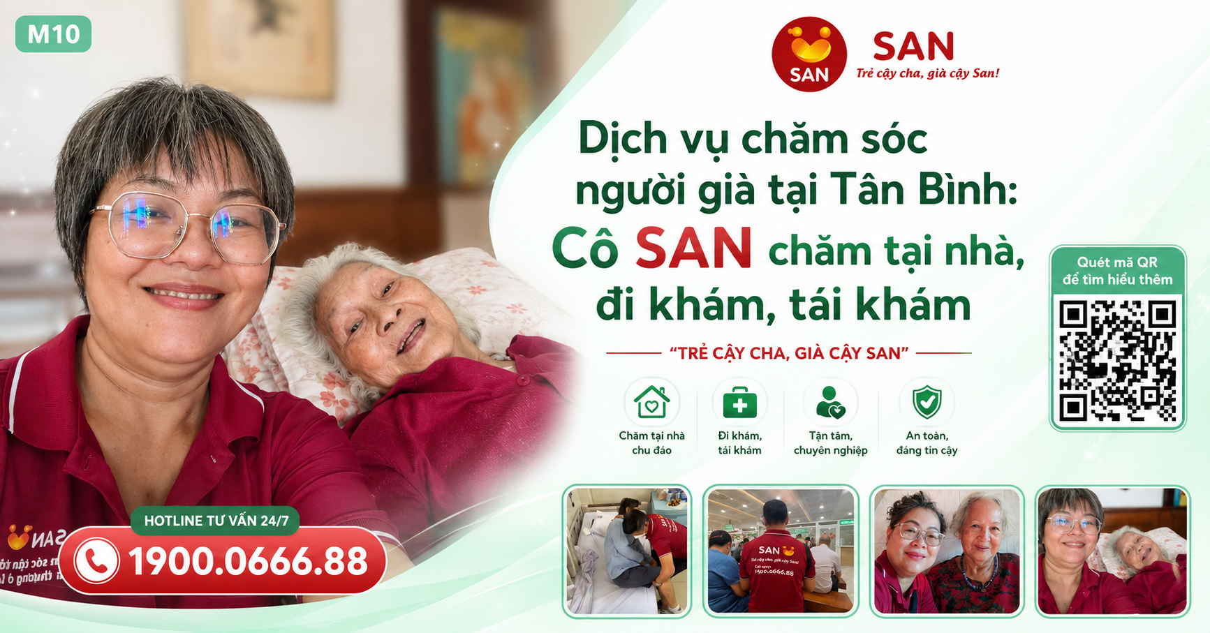 Dịch vụ chăm sóc người già tại Tân Bình
