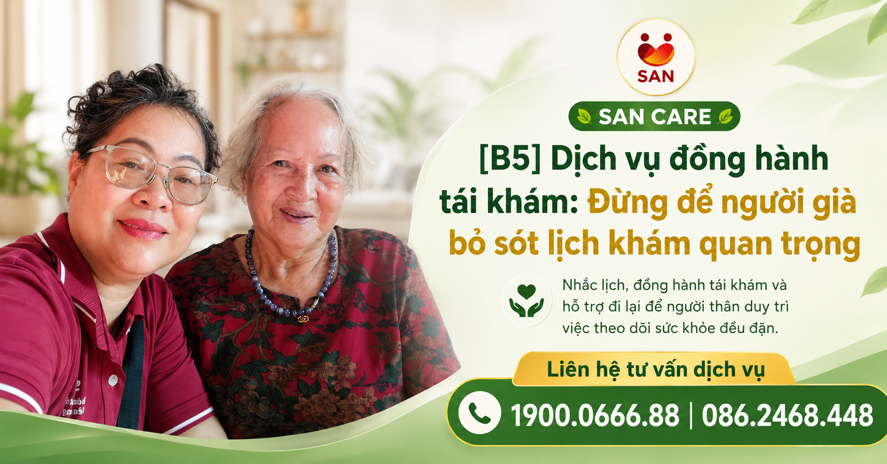 Dịch vụ đồng hành tái khám