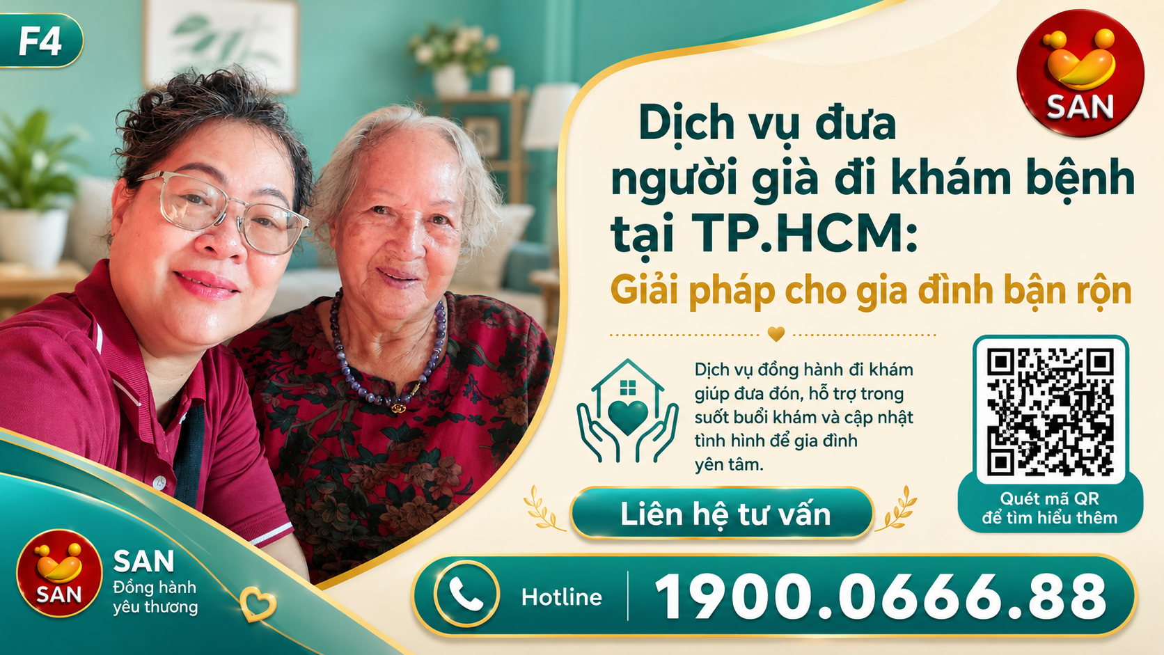 Dịch vụ đưa người già đi khám bệnh