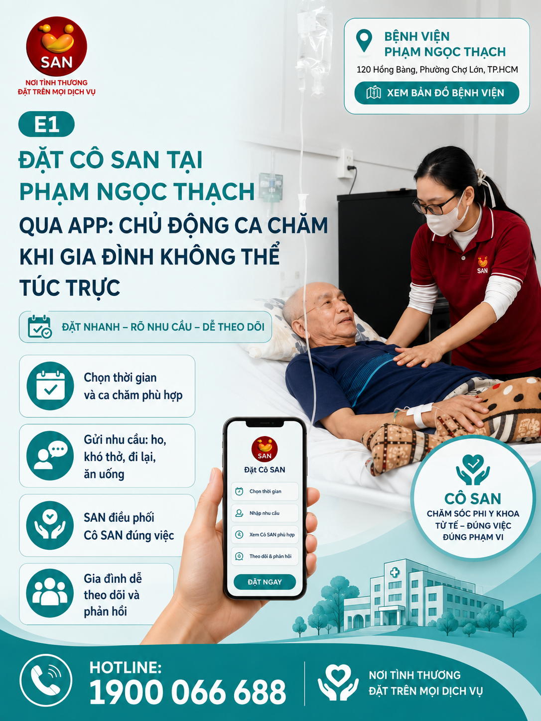 Đặt Cô SAN tại Phạm Ngọc Thạch