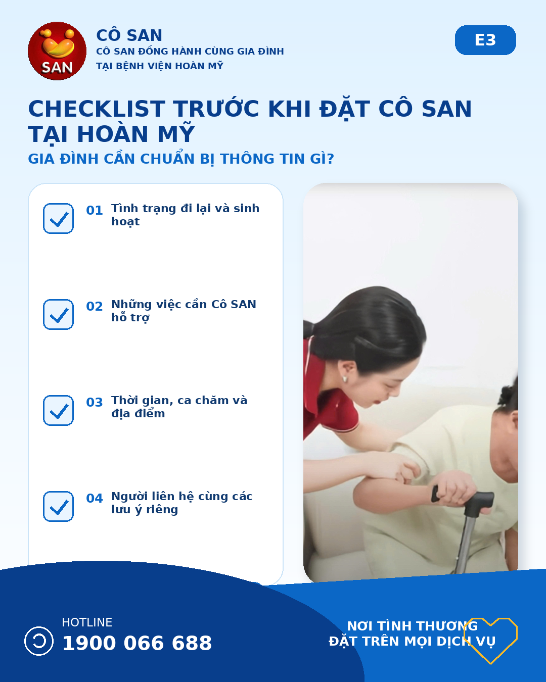 Checklist trước khi đặt Cô SAN