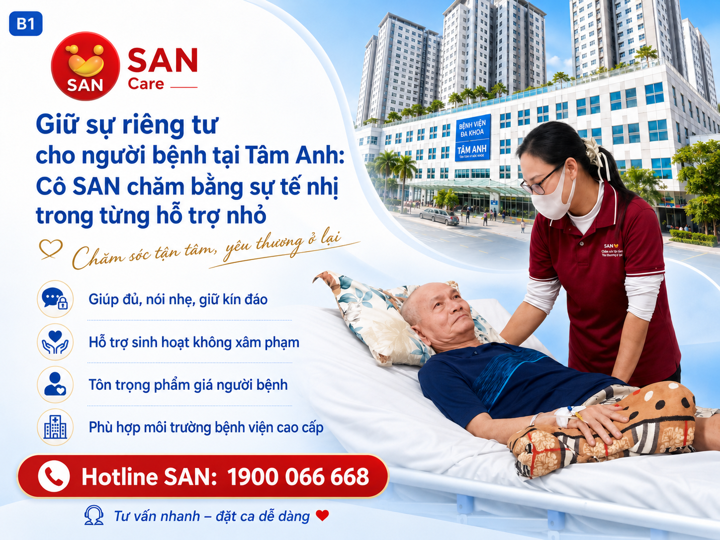Giữ sự riêng tư cho người bệnh