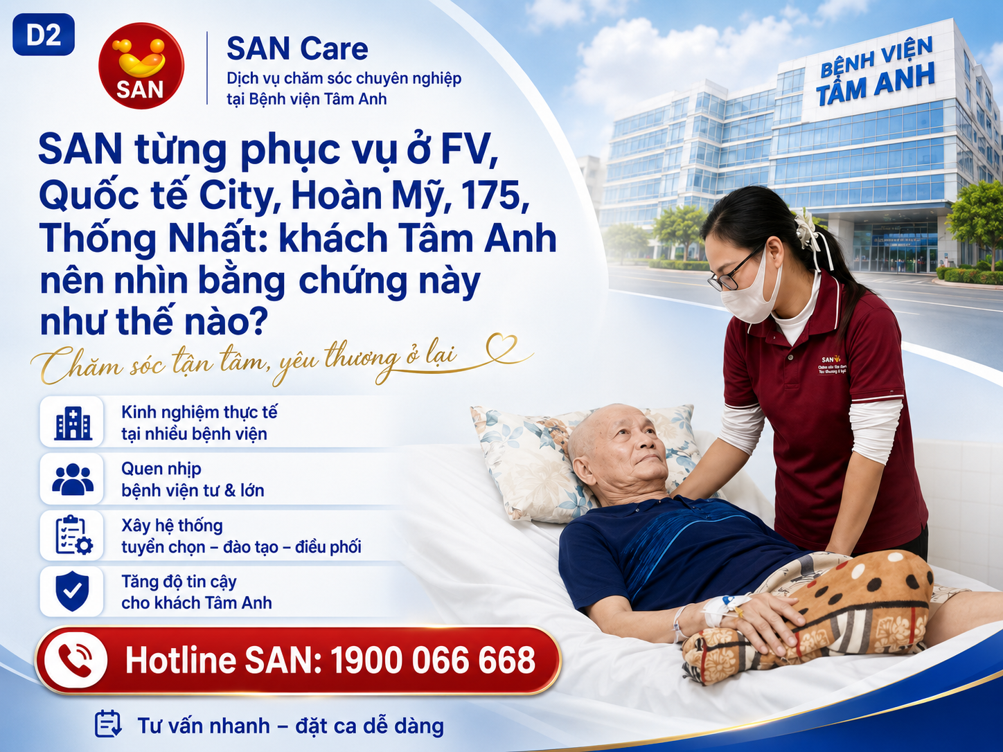 SAN phục vụ FV Quốc tế City