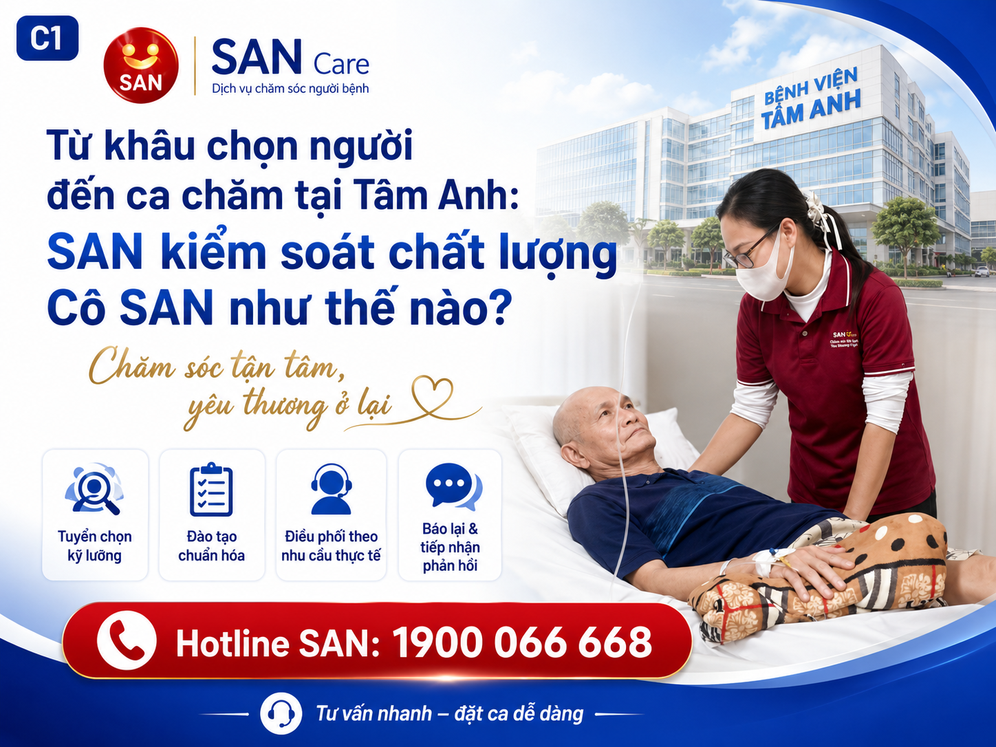 SAN kiểm soát chất lượng Cô SAN
