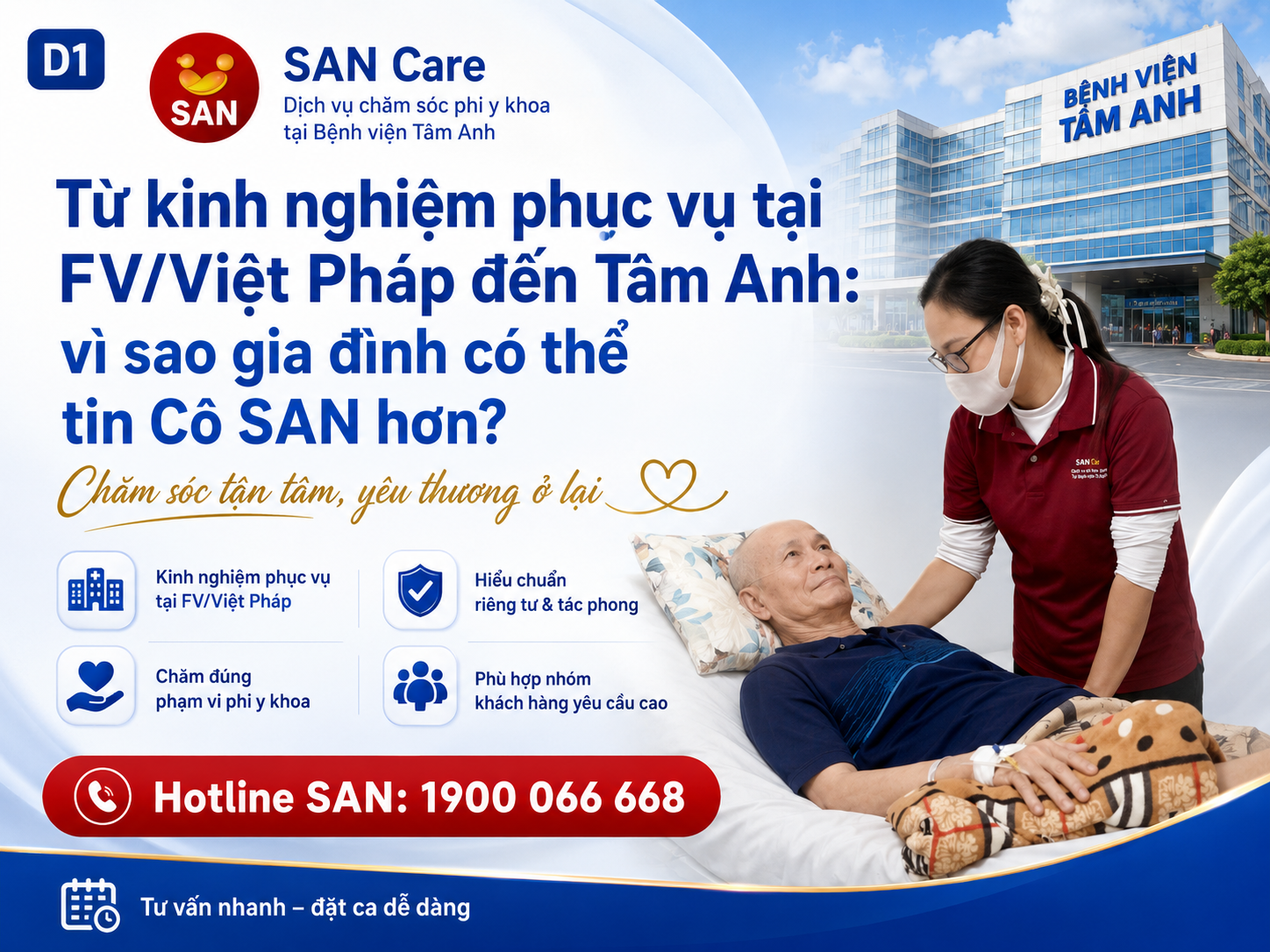 kinh nghiệm phục vụ Cô SAN