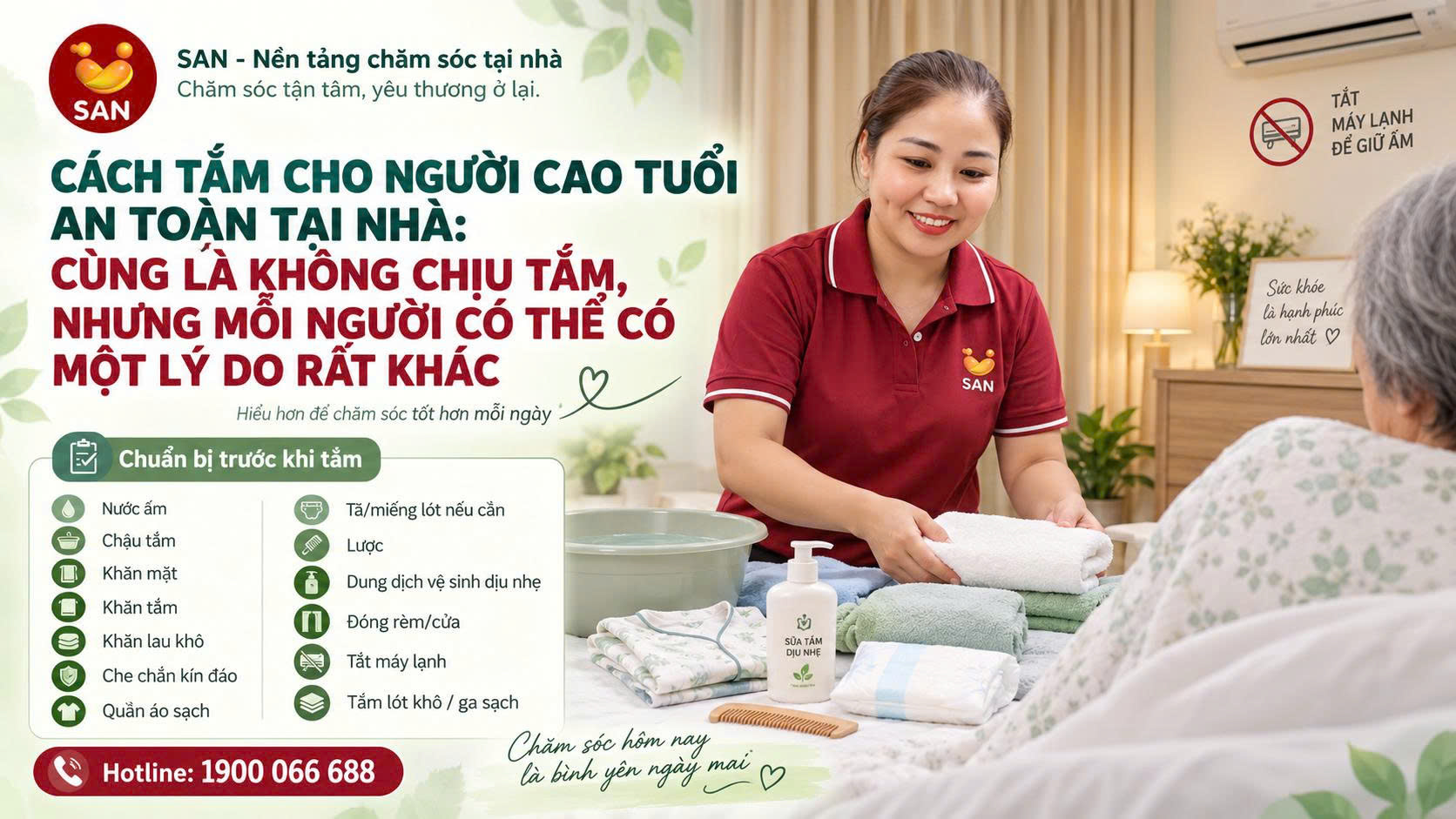 CÁCH TẮM CHO NGƯỜI CAO TUỔI AN TOÀN TẠI NHÀ CÙNG LÀ KHÔNG CHỊU TẮM, NHƯNG MỖI NGƯỜI CÓ THỂ CÓ MỘT LÝ DO RẤT KHÁC