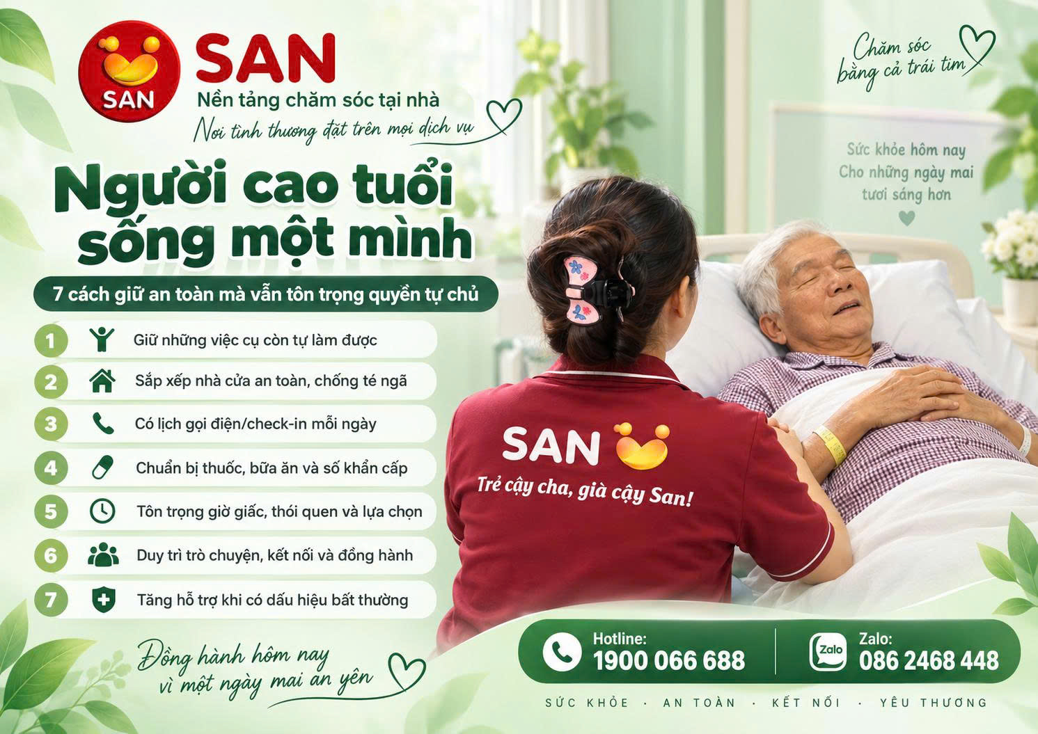 Người cao tuổi sống một mình 7 cách giữ an toàn mà vẫn tôn trọng quyền tự chủ