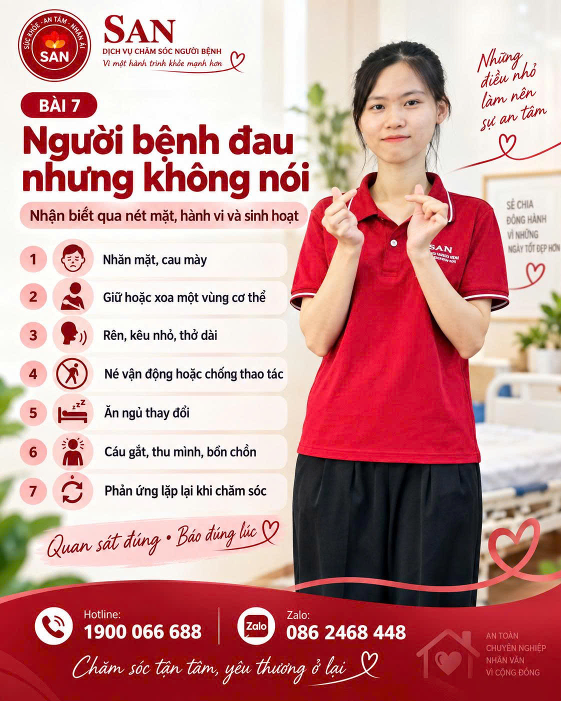 Người bệnh đau nhưng không nói