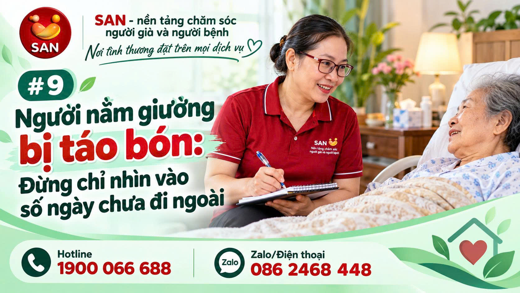 Người nằm giường bị táo bón