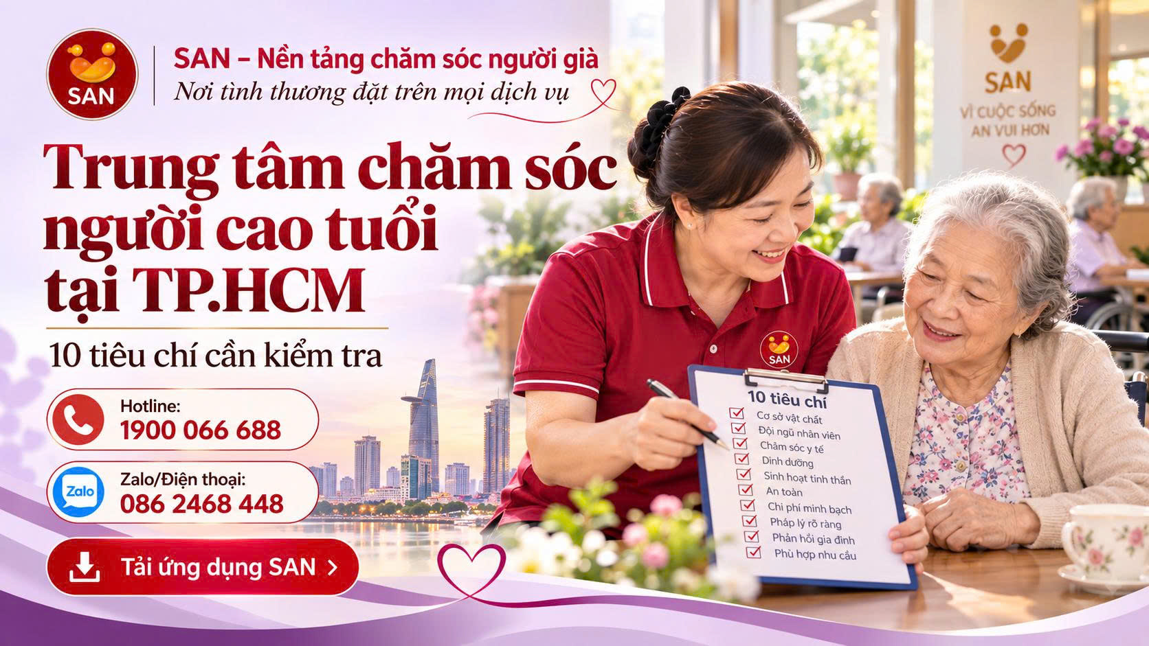Trung tâm chăm sóc người cao tuổi TP.HCM